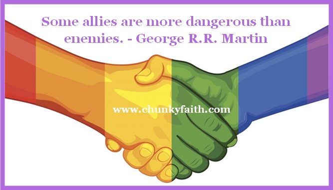 allies enemies chunky faith